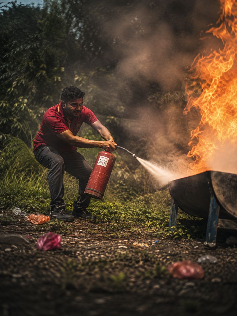 Safety training session in action