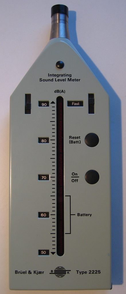 Professional sound level meter for noise exposure assessment